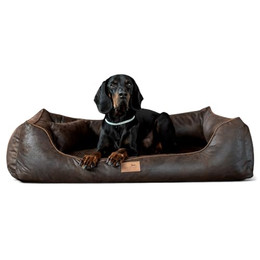 Produktbild von tierlando® Orthopädisches Hundebett Alberto Velours Vintage