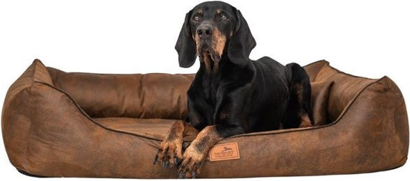 Produktbild von tierlando® Orthopädisches Hundebett Alberto Velours Vintage