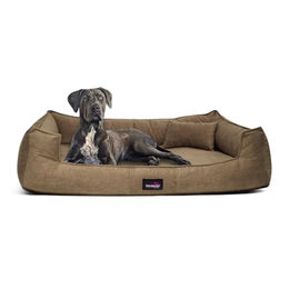 tierlando® Orthopädisches Hundebett BRUCE Velours – Bild 1 von 5