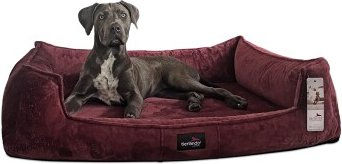 Produktbild von tierlando® Orthopädisches Hundebett FRANKLIN Kuscheliger Teddy-Stoff