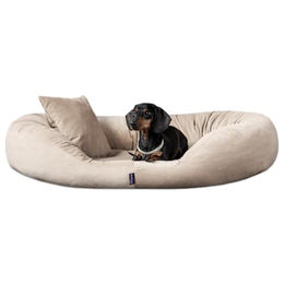tierlando® Orthopädisches Hundebett Sammy High-Tech-Velours – Bild 1 von 6