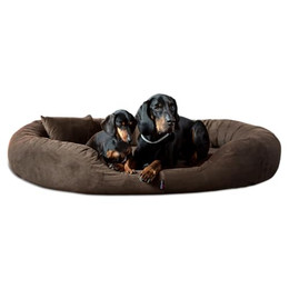 Produktbild von tierlando® Orthopädisches Hundebett Sammy Soft High-Tech-Velours