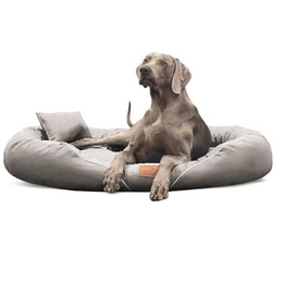 Produktbild von tierlando Orthopädisches Hundebett Tiffany Couture Creme XXL