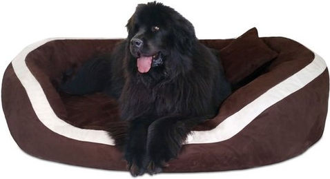 Produktbild von tierlando® Pepper Orthopädisches Hundebett Hundesofa Velours XL