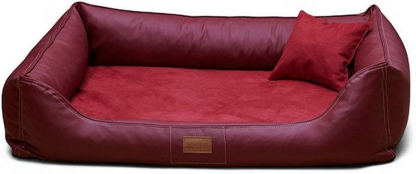 Produktbild von tierlando® Tierbett MADDOX VIP Orthopädisches Hundebett VISCO Velours Kunstleder