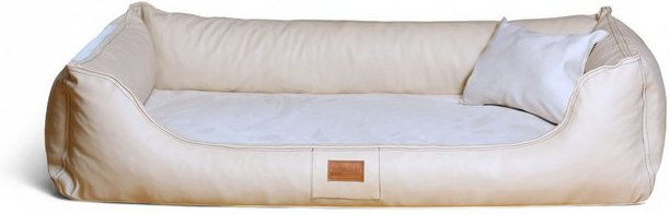 Produktbild von tierlando® Tierbett MADDOX VIP Orthopädisches Hundebett VISCO Velours Kunstleder