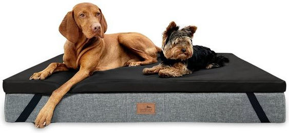 Produktbild von tierlando® Tierbett Ortho-Topper Kunstleder Orthopädische Matratzenauflage