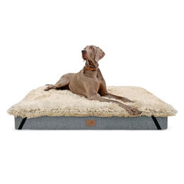 tierlando® Tierbett Ortho-Topper Shaggy Orthopädische Matratzenauflage – Bild 1 von 8