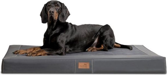 Produktbild von tierlando® Tierbett OSCAR VISCO Orthopädische Hundematratze Kunstleder Velours