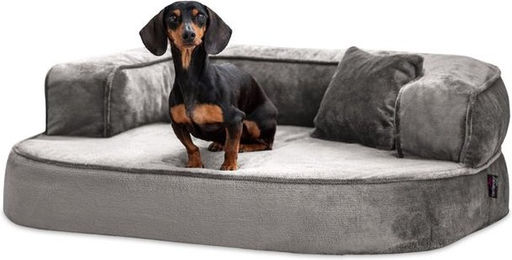 Produktbild von tierlando® Tierbett tierlando® Orthopädisches Hundesofa SHARLEEN VISCO PLUS kuscheliger Te