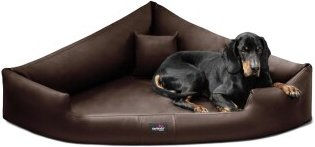 Tierlando TRIVIA - Orthopädisches Eckhundebett braun 1,2 m, 25 cm, 1,2 m – Bild 1 von 3