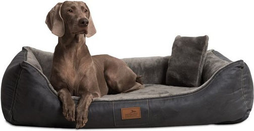 Produktbild von tierlando® Ultraweiches orthopädisches Hundebett FLOYD Velours und Plüsch