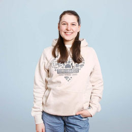 Tierliebhaber Hoodie Creme / XL – Bild 1 von 2