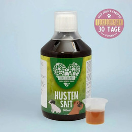 Produktbild von Tierliebhaber Hustensaft für Hunde - 500 ml