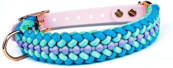 Produktbild von Tierluxe Hunde-Halsband Foxy Paracord Biothane Metall handgemacht