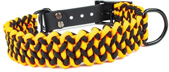 Produktbild von Tierluxe Hunde-Halsband Historisch Paracord Biothane Handgemacht