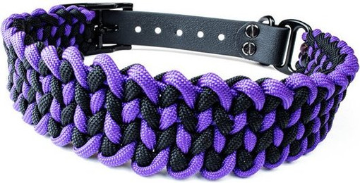 Produktbild von Tierluxe Hunde-Halsband Historisch Paracord Biothane Handgemacht
