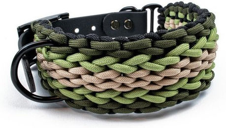 Produktbild von Tierluxe Hunde-Halsband Natur Paracord handgemacht