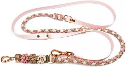 Produktbild von Tierluxe Hundeleine Blumen Paracord Biothane handgemacht