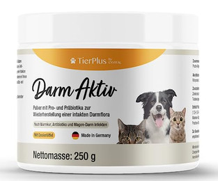 Produktbild von TierPlus Darm Aktiv Pulver für Hunde und Katzen