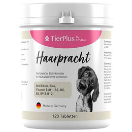 Produktbild von TierPlus Haarpracht Biotin Komplex für Hunde