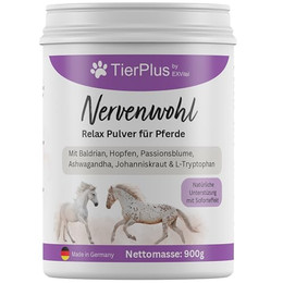 Produktbild von TierPlus Nervenwohl Relax Pulver für Pferde - 900 g