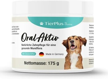 Produktbild von TierPlus Zahnpflege Pulver für Hunde - 175 g