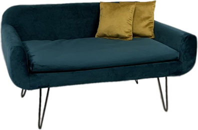 Produktbild von Tiersofa Tender petrol/senf