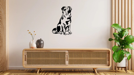Produktbild von Tiger Altdeutscher Hütehund Wandtattoo Wandbild Wandsticker Wandaufkleber Wanddekoration