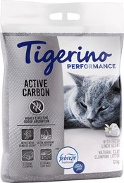 Produktbild von Tigerino Performance Active Carbon Katzenstreu mit Febreze-Duft - 2 x 12 kg
