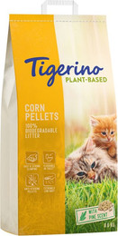 Produktbild von Tigerino Plant-Based Mais Katzenstreu Pinienduft - 2 x 14 l