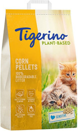 Produktbild von Tigerino Plant-Based Mais Katzenstreu Sensitive parfümfrei - 7 l