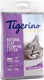 Produktbild von Tigerino Premium Katzenstreu Lavendelduft - 12 kg