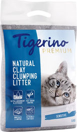 Produktbild von Tigerino Premium Katzenstreu Sensitive parfümfrei - 6 kg