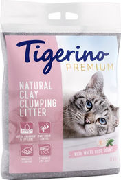 Produktbild von Tigerino Premium Katzenstreu Weiße-Rosen-Duft - 12 kg
