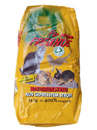 Produktbild von Tima Strohgranulat 'Für meine Freunde' Kleintiereinstreu 60 Liter