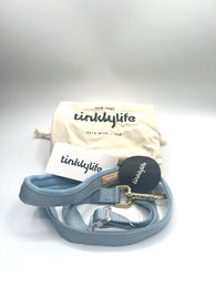 Produktbild von Tinklylife Hundeleine mit Schlaufe Himmelblau