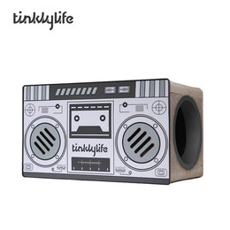 Produktbild von Tinklylife Katzenhaus Radio-Stil Vintage