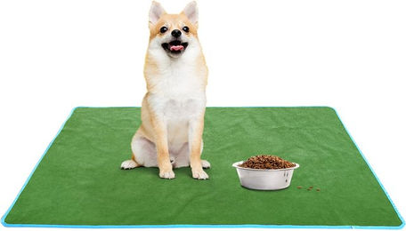 Produktbild von TiTiSNUGY Waschbare Haustier Haustierbett Pipi Unterlage Haustier Maschine Pflege Pipi Auslauf Groß Boden Mehrere Blaue Kanten Laken, Hunde, Katzen, Matte, Matte, Matte, Wiederverwendbar, grün