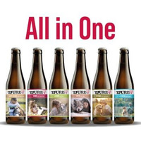 Produktbild von TJURE Dog Fleischsmoothie All in One Huhn, Rind, Lamm und Pute - 4 x 320 ml
