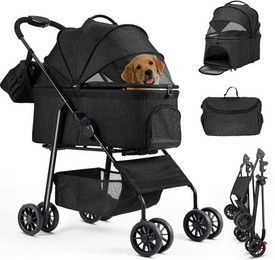 Produktbild von TLGREEN Hundebuggy 3 in 1 bis 30 kg Klappbar Hundebox Transporttasche Tragbares Haustiernest