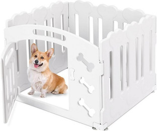 Produktbild von TLGREEN Welpenlaufstall Hundekäfig 60 cm hoch