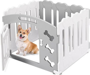 Produktbild von TLGREEN Welpenlaufstall Hundekäfig 60 cm hoch