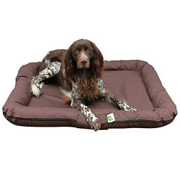 Produktbild von Top-Multi Hundebett Hundematratze für große Hunde Dunkelbraun 100x120 cm
