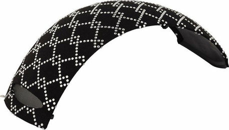 Produktbild von Top Panel mit Strasssteinen für Reithelm OneK