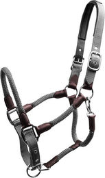 Produktbild von Top Reiter Halfterset TR III mit Strick grau