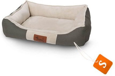 Produktbild von TopMeow Hundebett mit Rand aus Canvas-Stoff