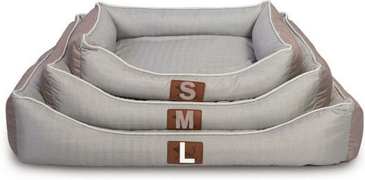 Produktbild von TopMeow Hundebett mit Rand aus Leinenstoff