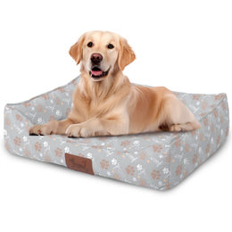 Produktbild von TopMeow Orthopädisches Hundebett aus Canvas mit Schaumstofffüllung