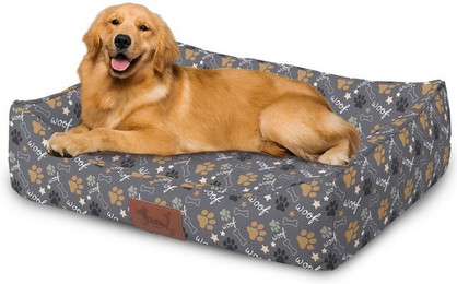 Produktbild von TopMeow Orthopädisches Hundebett aus Canvas mit Schaumstofffüllung